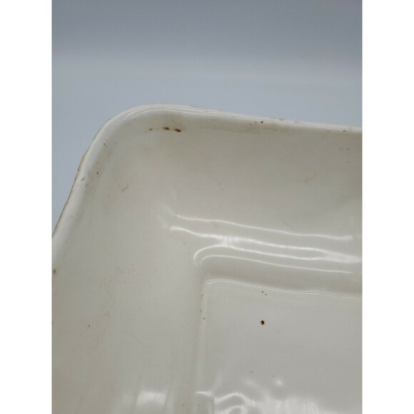 Shawnee Kenwood USA MCM Pottery Black Fat Lava Confetti Planter 2116 Square - Picture 8 of 12